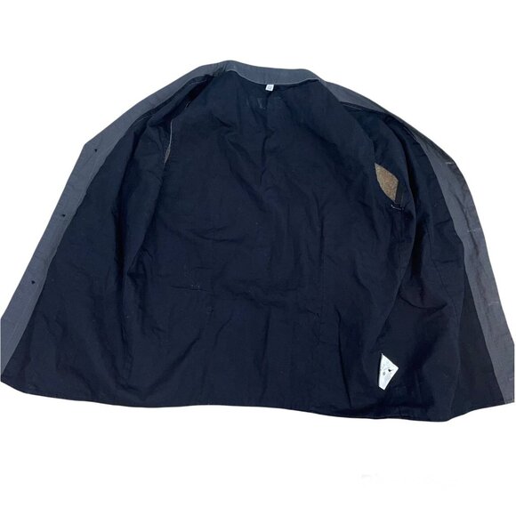 Vintage Cotton Vest Mens S Gray Sleeveless 4 Button - Picture 12 of 12